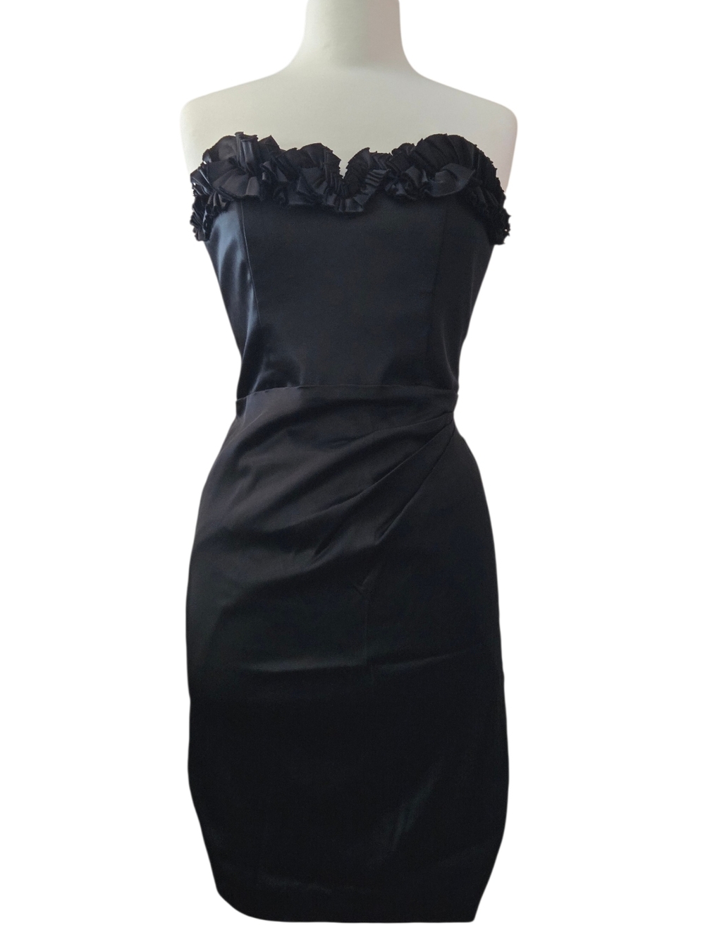 White House Black Market Elegant Strapless Cocktail Dress